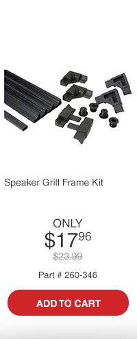 Speaker Grill Frame Kit