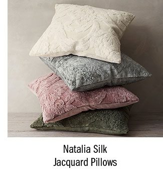 Natalia Silk Jacquard Pillows