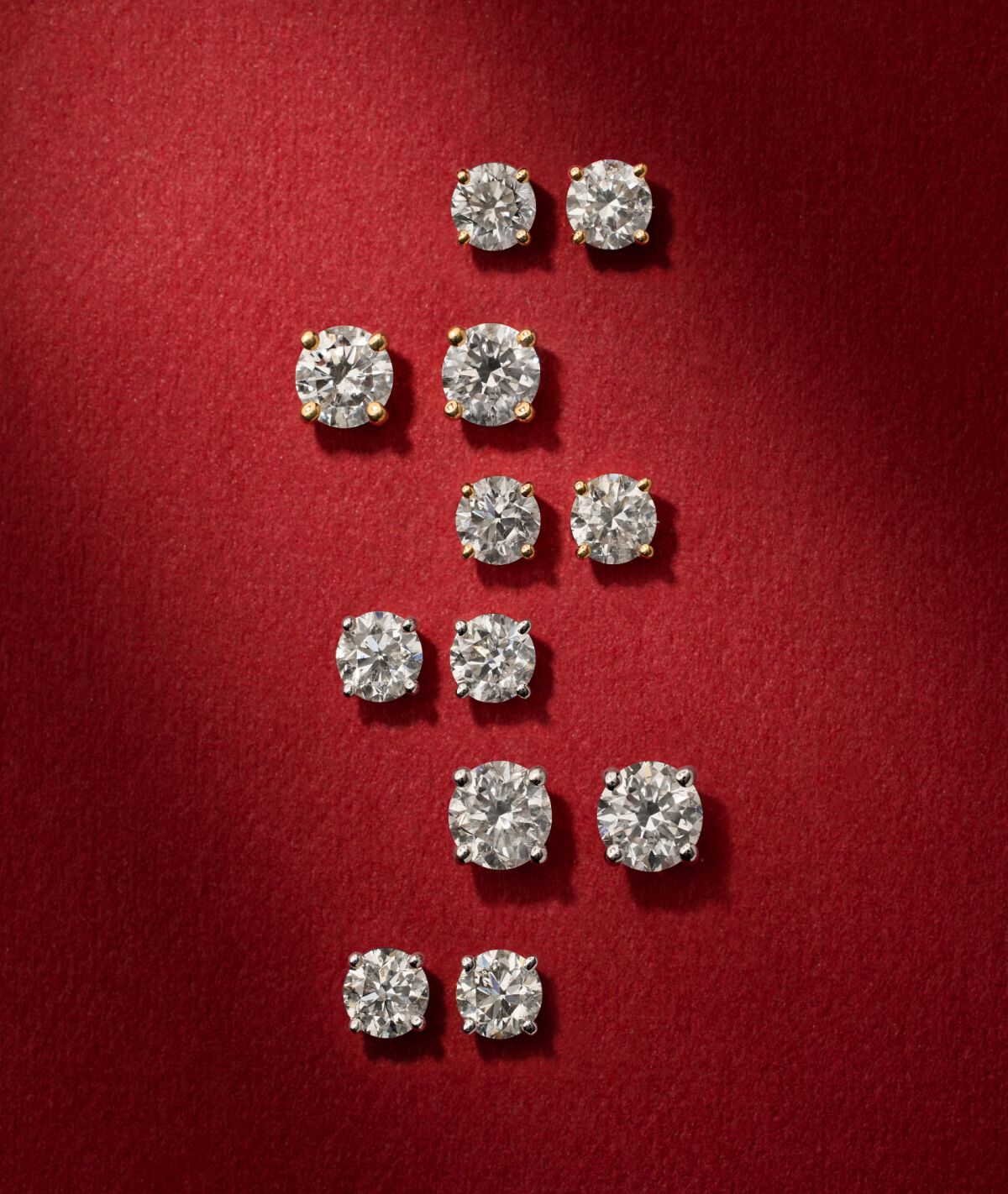 Save on diamond stud earrings.