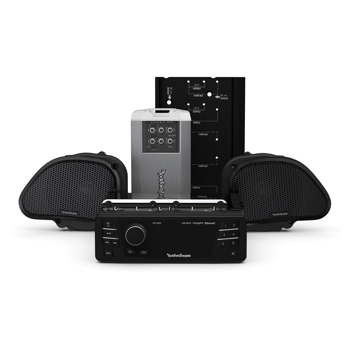 2 Speaker Stereo System Kit