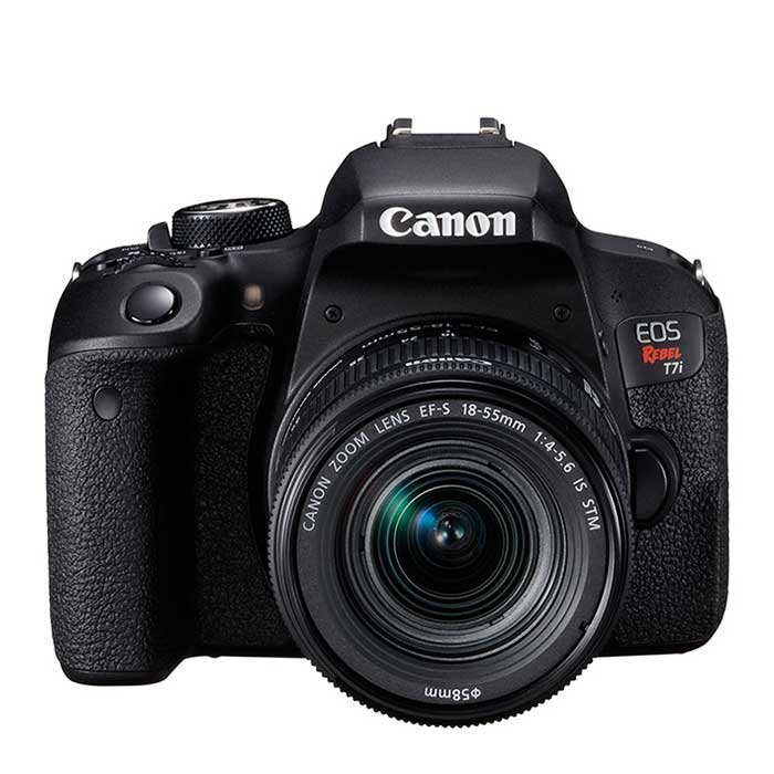 CANON EOS REBEL T7I W/18-55 IS STM LENS 