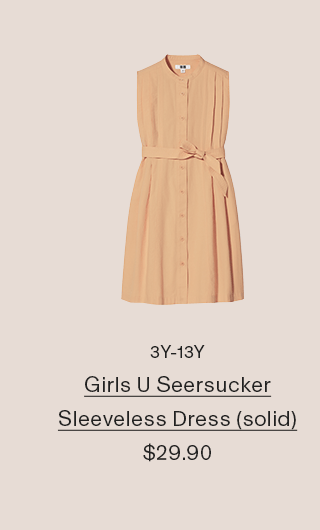 PDP1 - GIRLS U SEERSUCKER SLEEVELESS DRESS