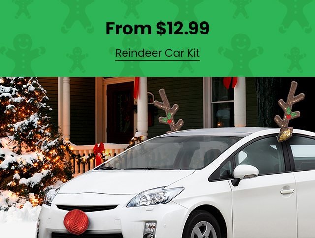 From_12.99 | Reindeer Car Kit | SHOP NOW