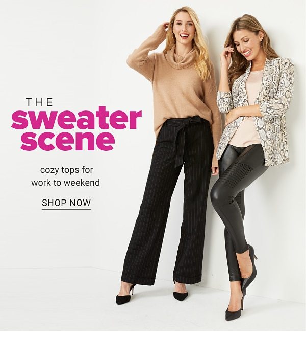 The Sweater Scene - Cozy tops for work to weekend - Shop Now