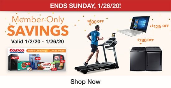 Ends Sunday, 1/26/20! Member-Only Savings. Valid 1/2/20 - 1/26/20. Shop Now