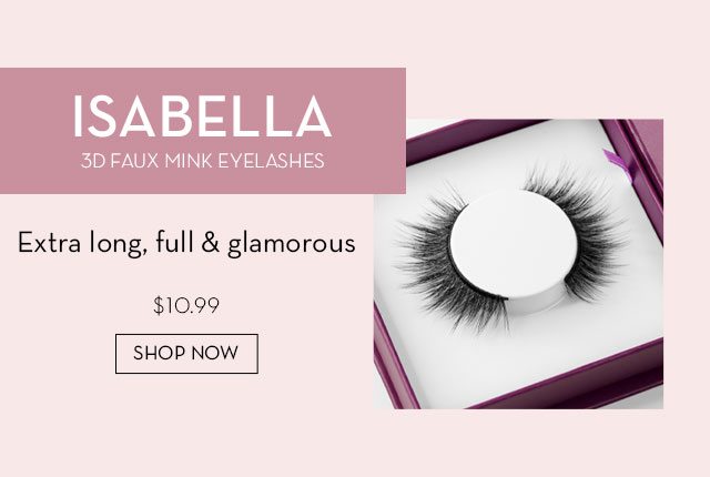 Shop Isabella 3D Faux Mink Eyelashes