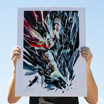 Thor Shattered Art Print