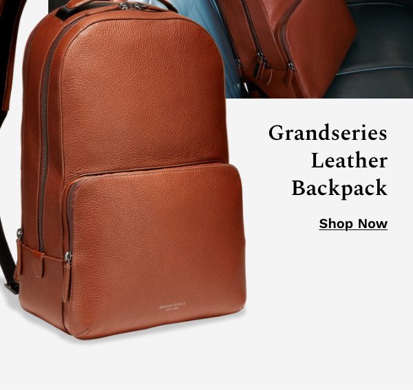 Mens Grandseries Leather Backpack