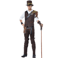 Mens Steampunk Adventurer Costume