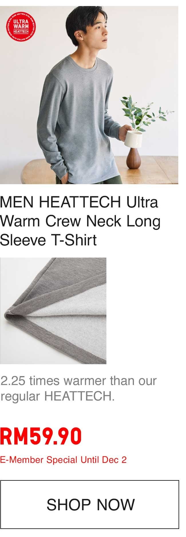 Men HEATTECH Ultra Warm Long Sleeve T-Shirt