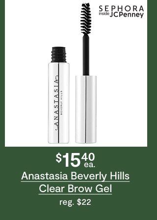 $15.40 ea. Anastasia Beverly Hills Clear Brow Gel reg. $22