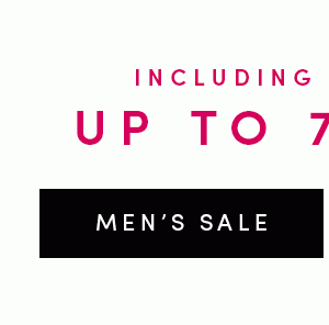 INCLUDING SALE ITEMS UP TO 70% OFF | MEN'S SALE