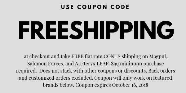 Use Coupon Code "FREESHIPPING" for flat rate CONUS shipping