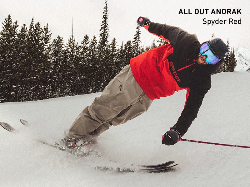 All Out Anorak - Spyder Red