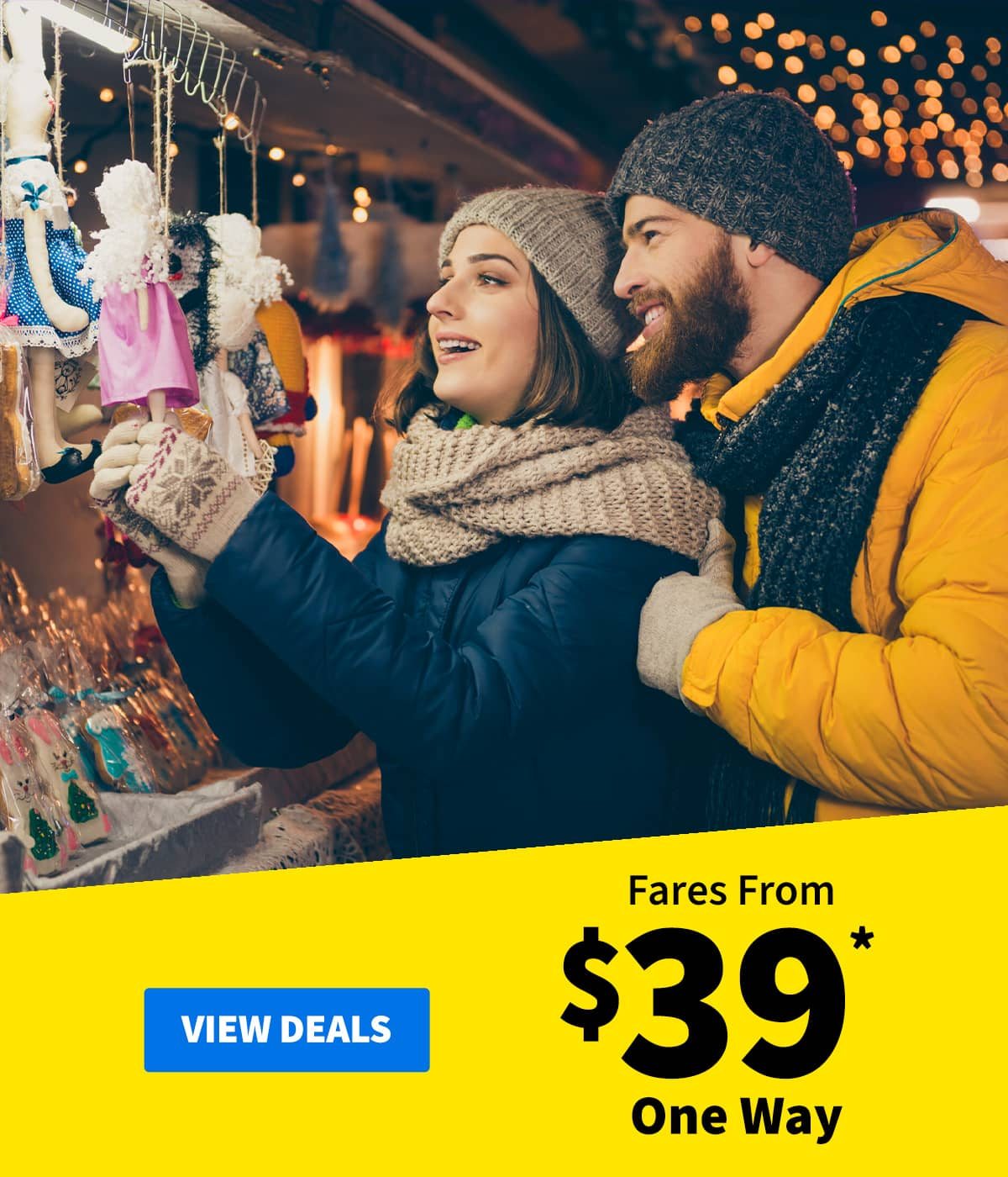 Fares From $39* One Way