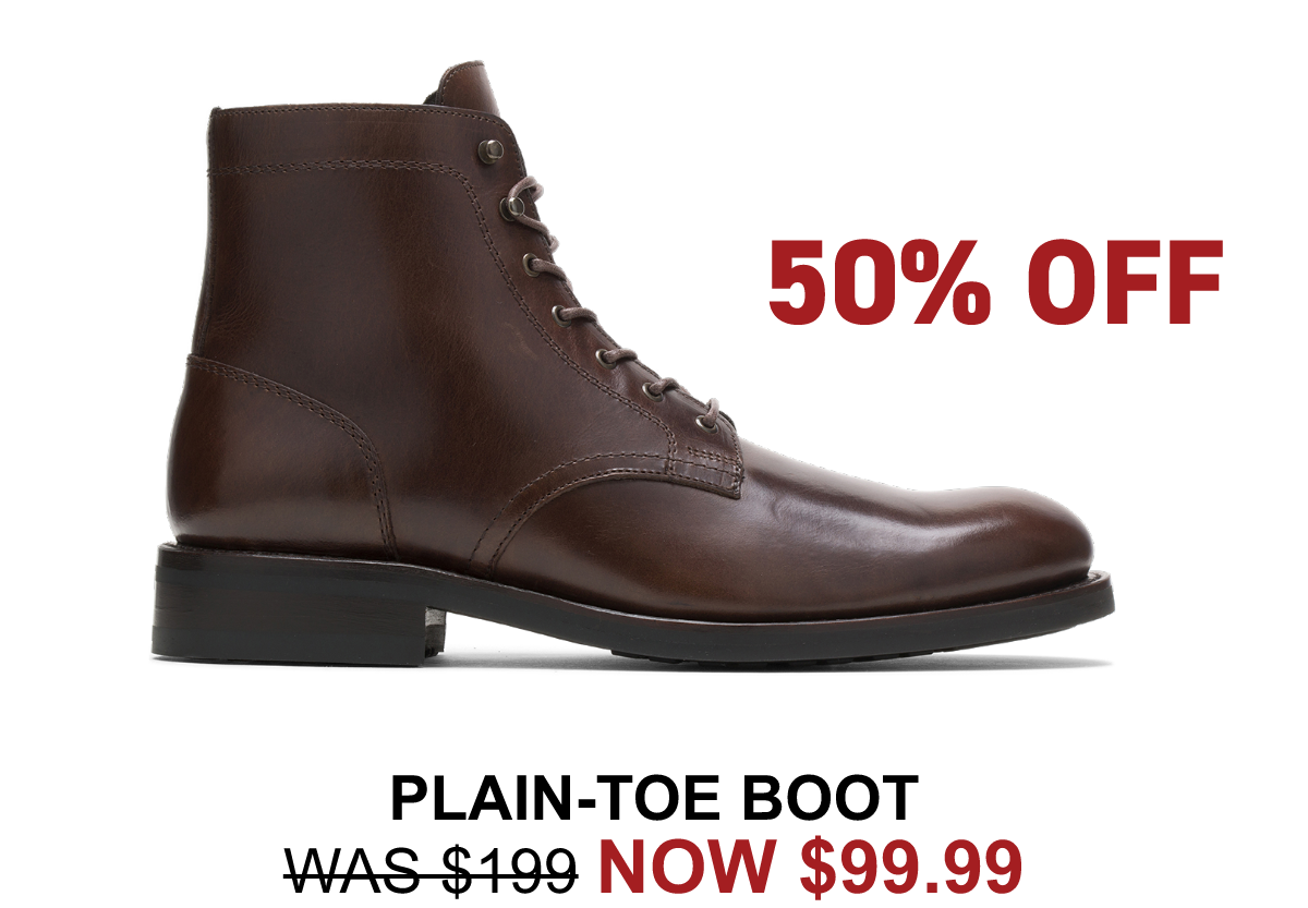 WOLVERINE - 50% OFF - Plain-Toe Boot. Was $199, Now $99.99