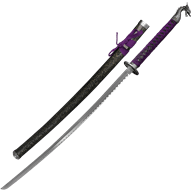 Purple Handled Dragon Katana