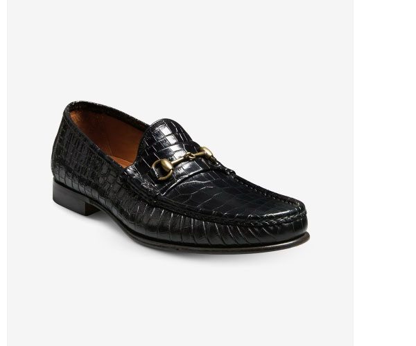 Click Here To Shop The Verona II Loafer In Black Croco.