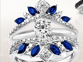 Sapphire Enhancer Ring