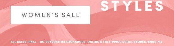 WOMEN'S SALE