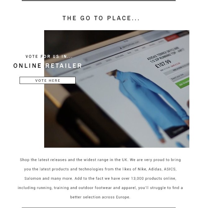 vote online retailer