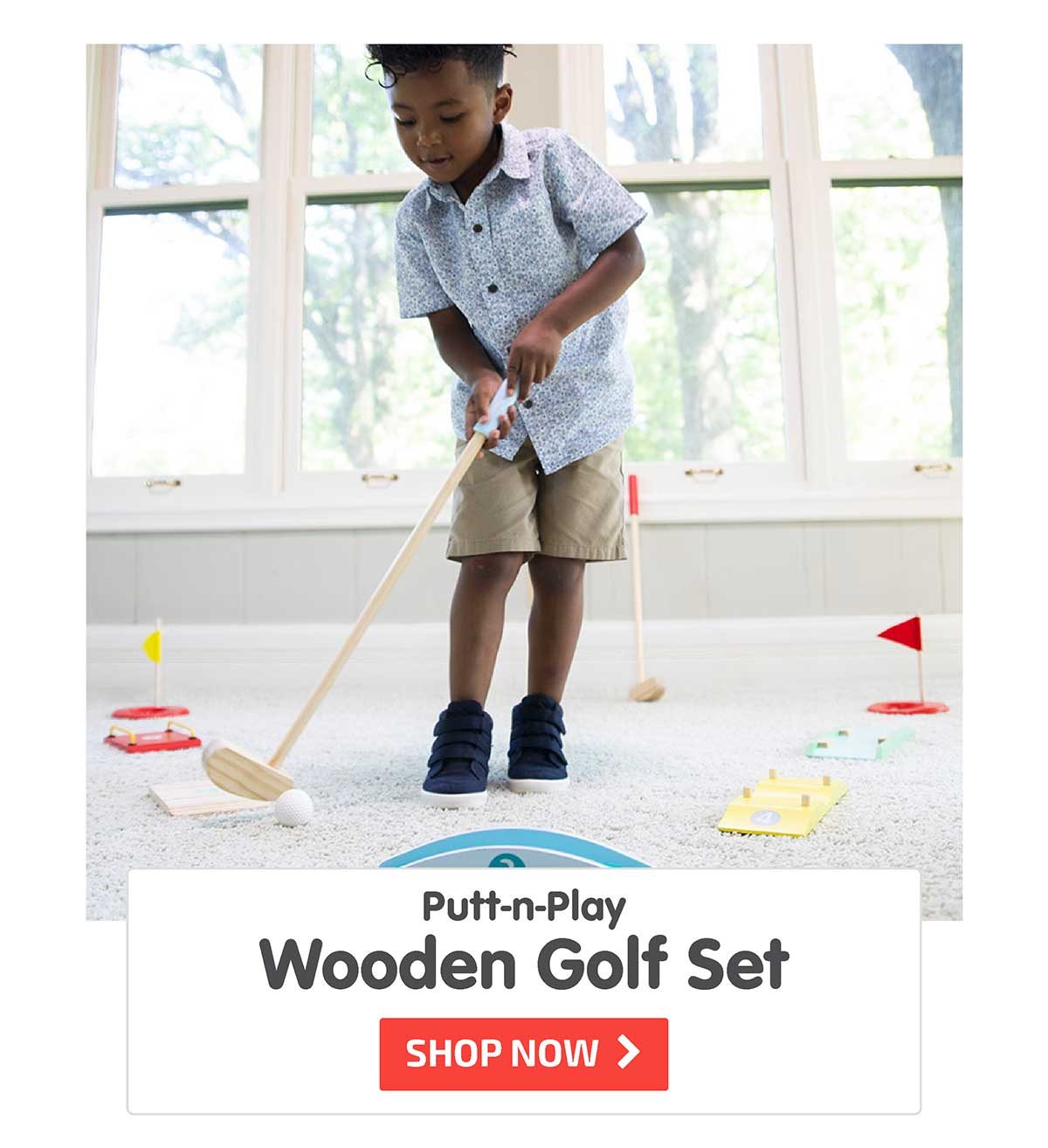 Putt-n-Play Wooden Golf Set