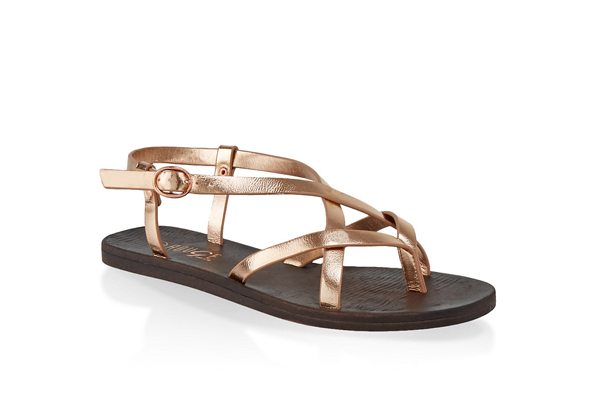 Criss Cross Thong Sandals