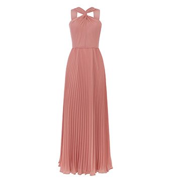 Oasis Twist Slinky Maxi Bridesmaid Dress, Pink - SALE Bridesmaid Dress