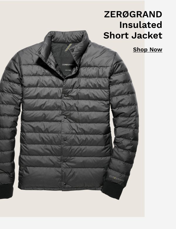 Shop Zerogrand Insulated Short Jacket