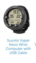 Suunto Vyper Novo Wrist Computer with USB Cable