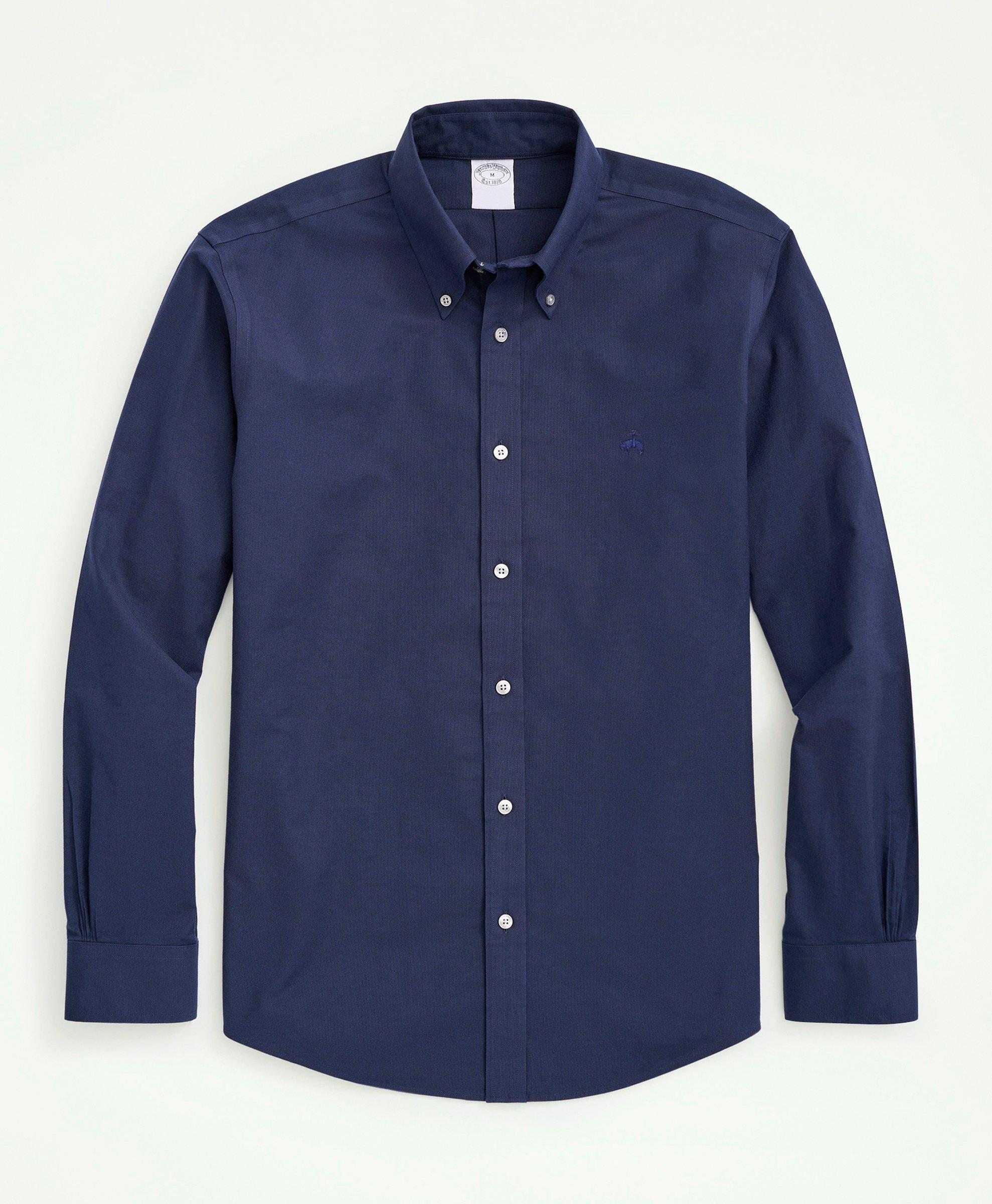 Stretch Non-Iron Oxford Button-Down Collar Sport Shirt