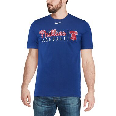 Nike Philadelphia Phillies Royal MLB Practice T-Shirt
