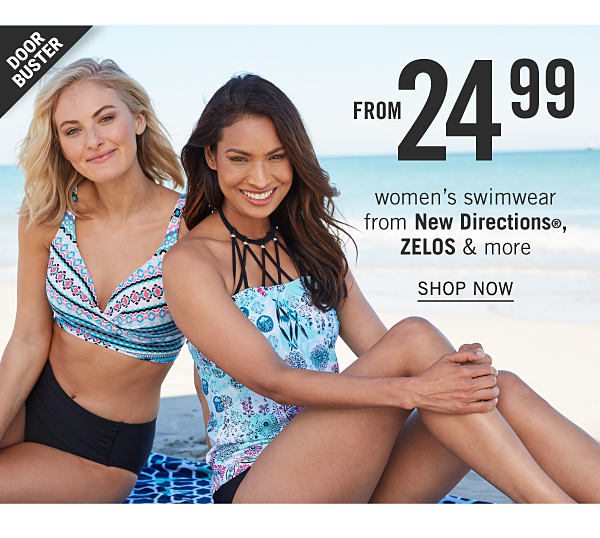 Doorbuster - Women's swimwear from New Directions®, ZELOS & more from $24.99. Shop Now.