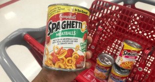 Campbell’s SpaghettiOs Only 34¢ After Cash Back at Target & Walmart