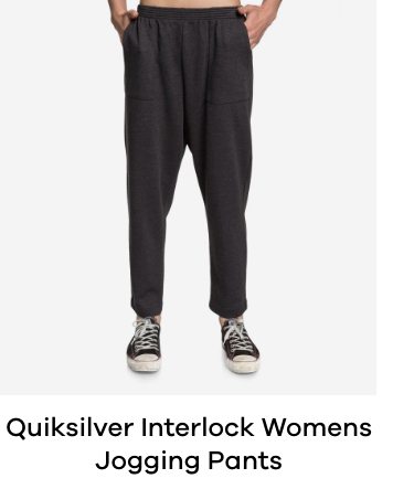 Quiksilver Interlock Womens Jogging Pants