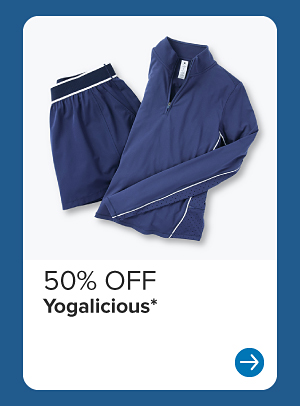 50 % off Yogalicious