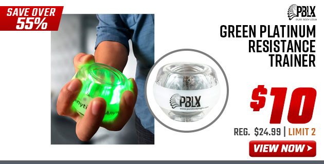 PBLX Green Platinum Resistance Trainer