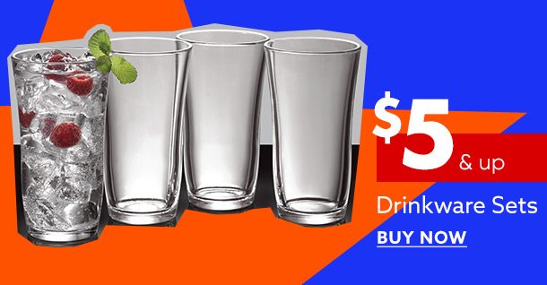 $5 & up drinkware sets