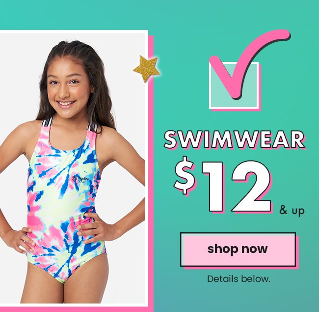 Swimwear $12 & Up Shop Now