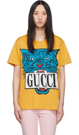 Gucci - Yellow Jaguar T-Shirt