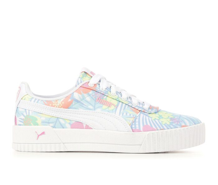 Women's Puma Carina Canvas Tropical Punch Sneakers