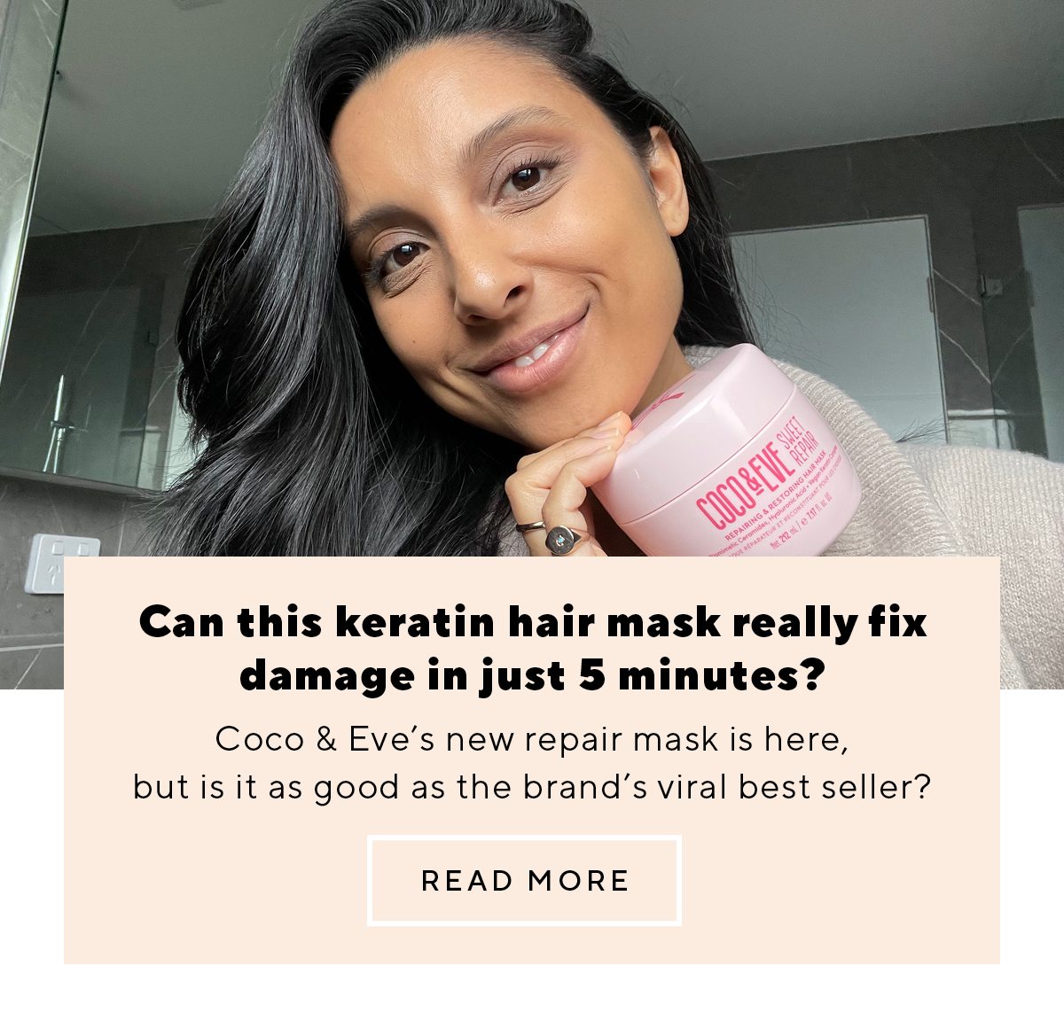 Can this keratin hair mask really fix damage in just 5 minutes?