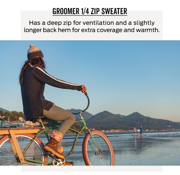 Shop the Groomer 1/4 Zip Sweater >