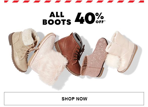 All Boots 40% Off