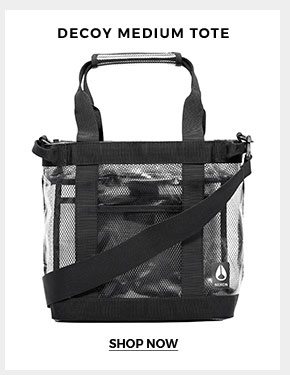 Clear Nixon Decoy Medium Tote