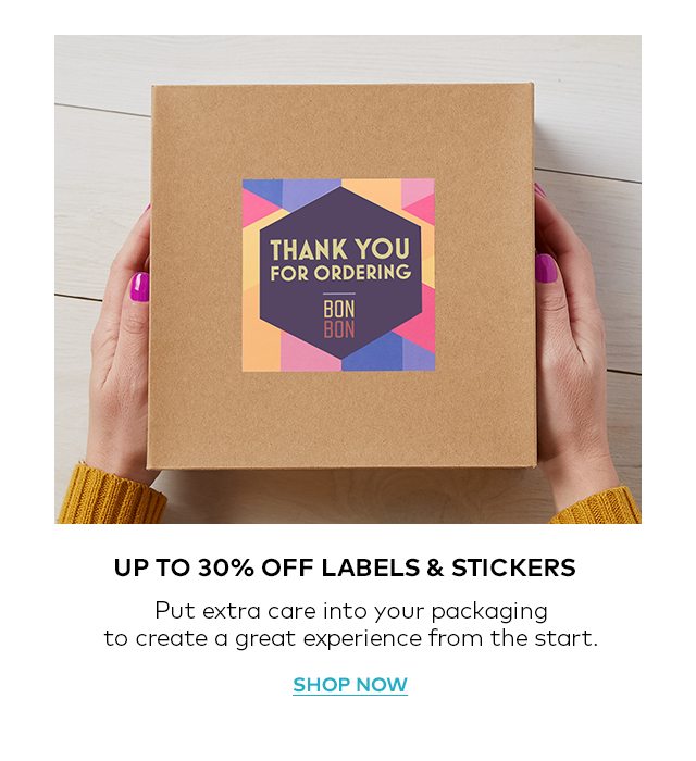 Up to 30% off Labels & Stickers. Shop now.