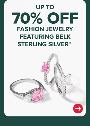 Pink rings. Up to 70% off fashion jewelry featuring Belk Sterling Silver.