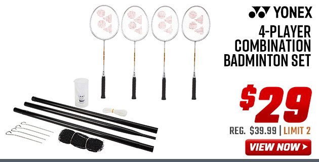 Yonex 4-Player Combination Badminton Set