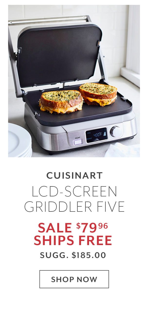 Cuisinart LCD-Screen Griddler Five