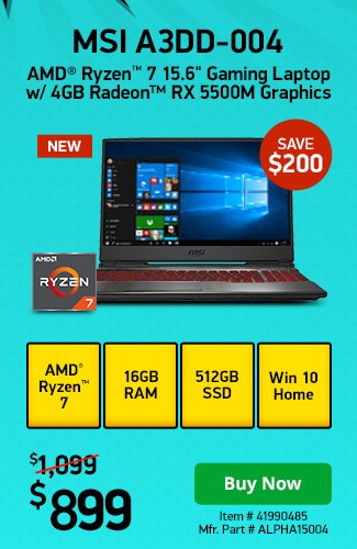 MSI Laptop | 41990485 | Shop Now